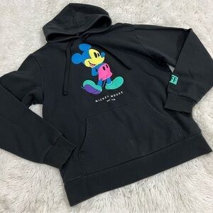 NEFF Disney Mickey Mouse Black Hoodie Glow Pastel Small